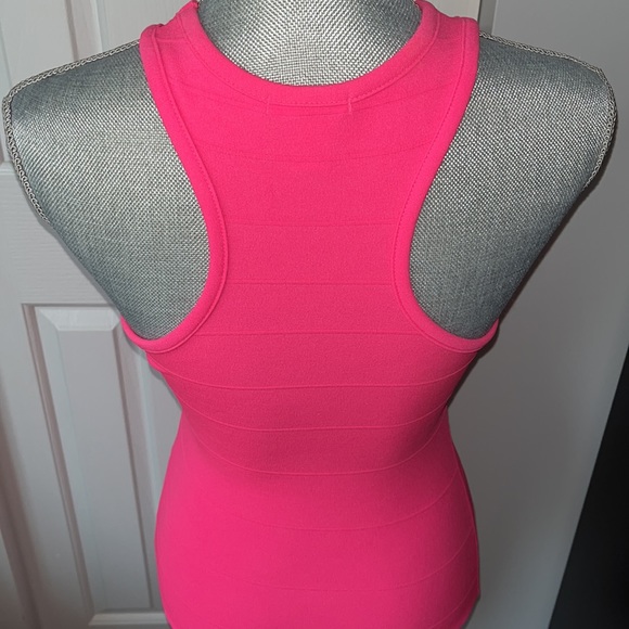 New Sexy Hot Pink Bodycon Dress Small - Picture 6 of 7